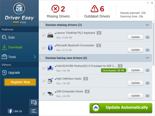 driver easy update